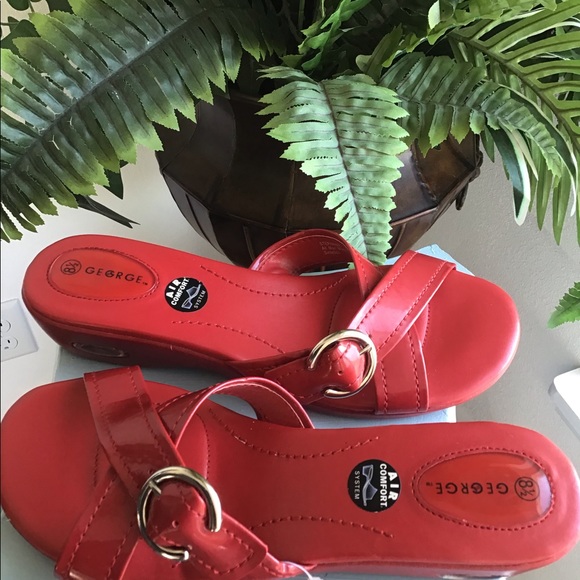 Summer👠👠George women’s size 8 1/2 🌹🌞🌻 - Picture 4 of 5